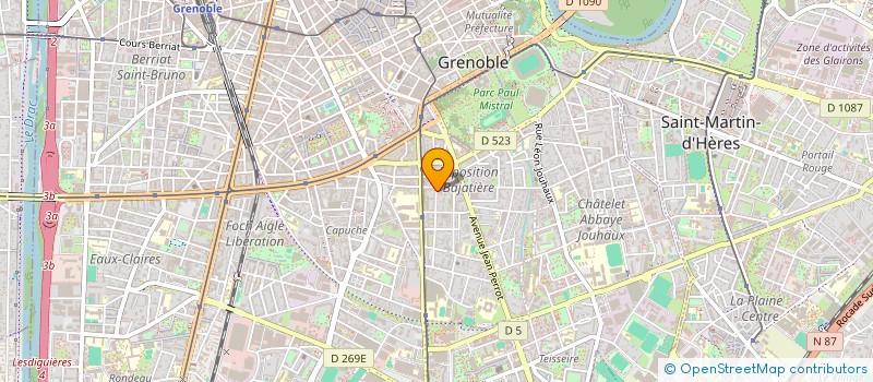 localisation de l'entreprise MONSIEUR MATEO DUNAND  GRENOBLE