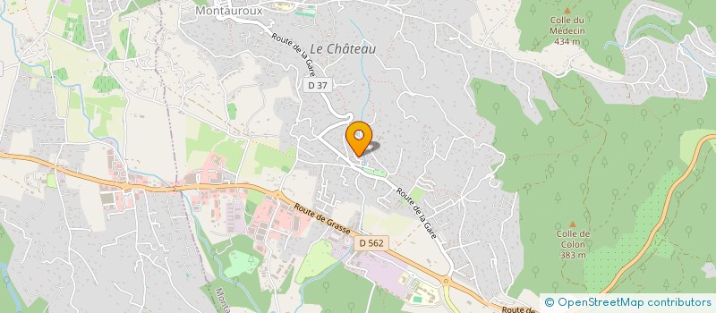 localisation de l'entreprise MONSIEUR MATEO HENNEBELLE  MONTAUROUX