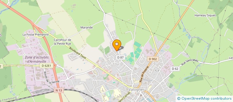 localisation de l'entreprise MONSIEUR MATEO HEURTEL  VALOGNES