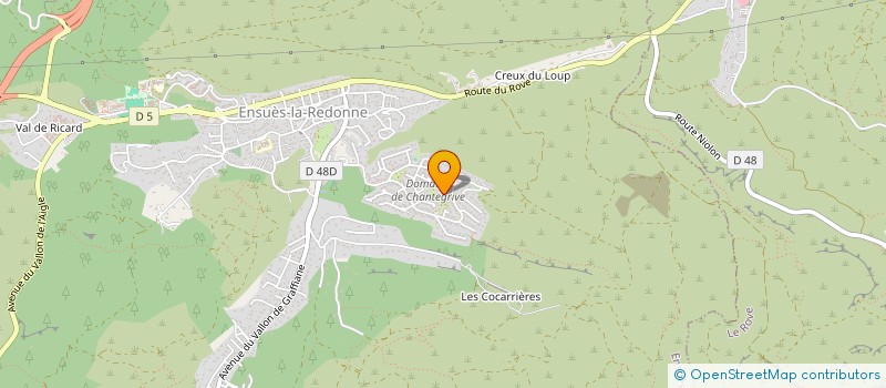 localisation de l'entreprise MONSIEUR MATEO HUGUES  ENSUES-LA-REDONNE