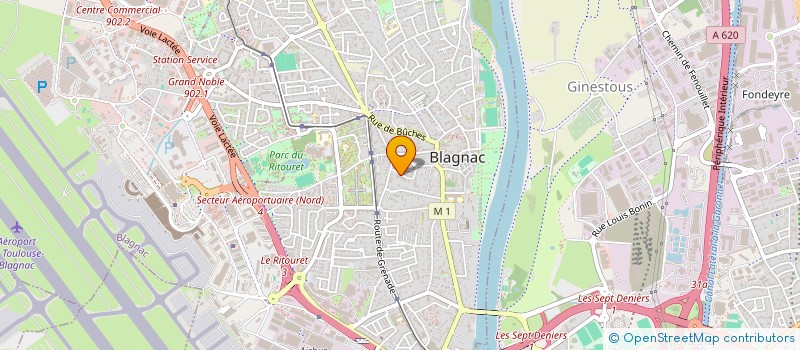 localisation de l'entreprise MONSIEUR MATEO IBANEZ  BLAGNAC