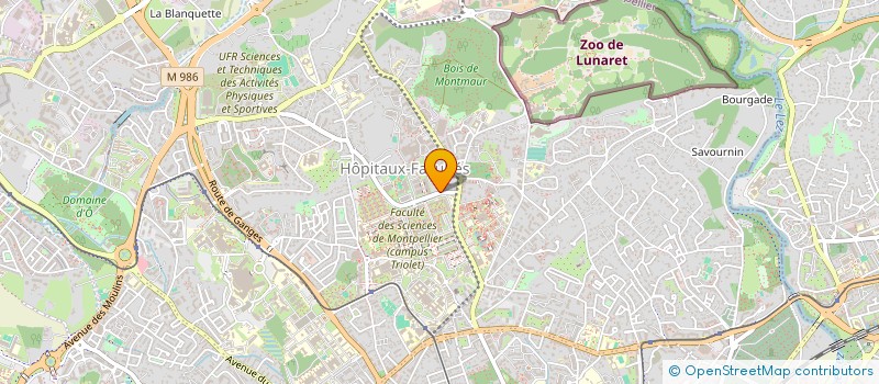 localisation de l'entreprise MONSIEUR MATEO LAPORTE-DURIEZ à MONTPELLIER