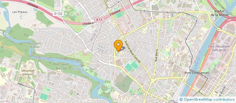 localisation de l'entreprise MONSIEUR MATEO LEBARBIER  ANGERS