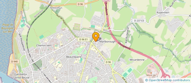 localisation de l'entreprise MONSIEUR MATEO LUTIC  SAINT-MARTIN-BOULOGNE