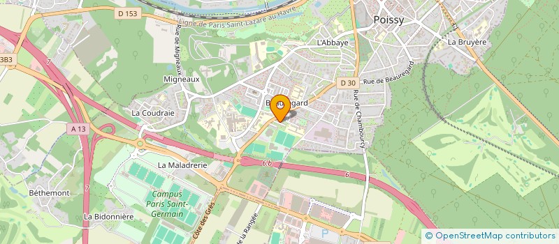 localisation de l'entreprise MONSIEUR MATEO MARTINS  POISSY