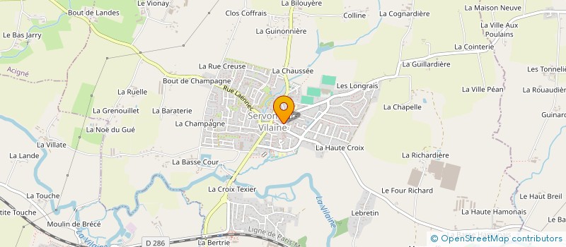 localisation de l'entreprise MONSIEUR MATEO MIOT à SERVON-SUR-VILAINE
