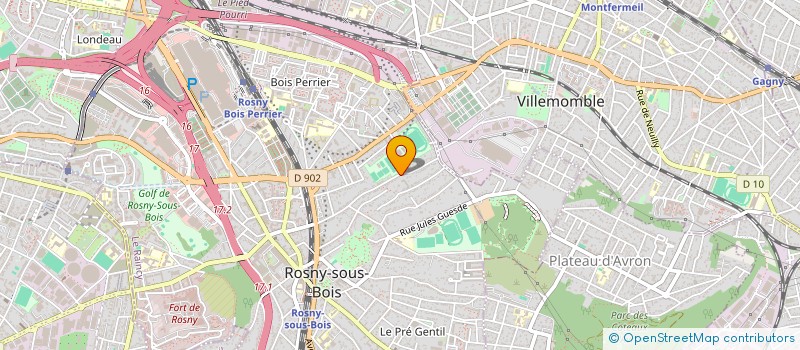 localisation de l'entreprise MONSIEUR MATEO MORISSE à ROSNY-SOUS-BOIS