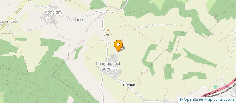 localisation de l'entreprise MONSIEUR MATEO NIZET à CHAMPIGNEUL-SUR-VENCE