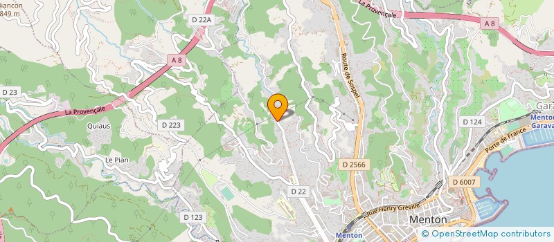 localisation de l'entreprise MONSIEUR MATEO OSORIO  MENTON