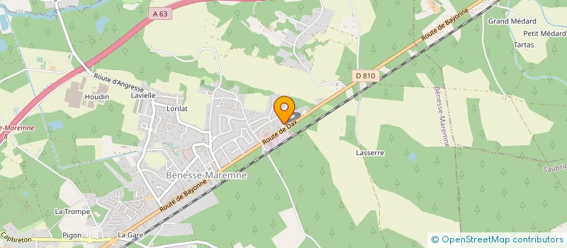 localisation de l'entreprise MONSIEUR MATEO PACHETEAU à BENESSE-MAREMNE
