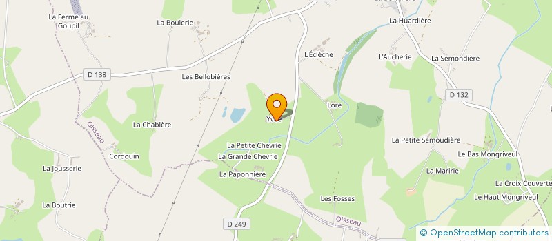 localisation de l'entreprise MONSIEUR MATEO PELOUIN  OISSEAU