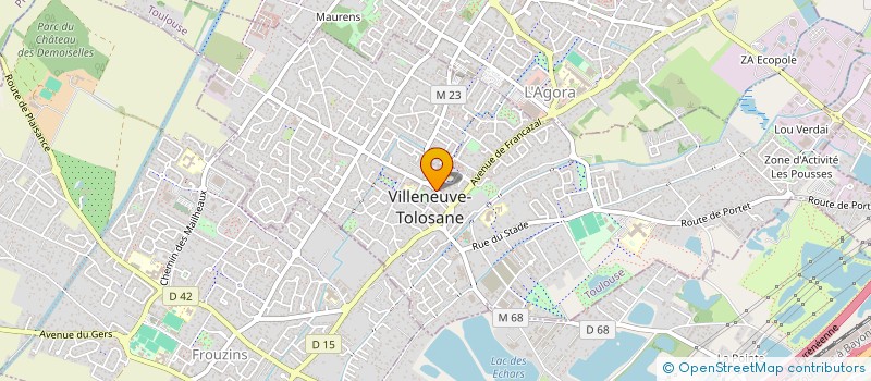 localisation de l'entreprise MONSIEUR MATEO PIDOUX à VILLENEUVE-TOLOSANE