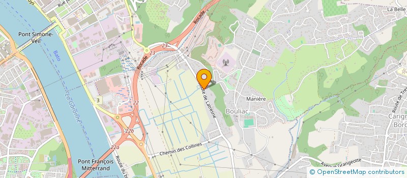 localisation de l'entreprise MONSIEUR MATEO PILORGE  BOULIAC