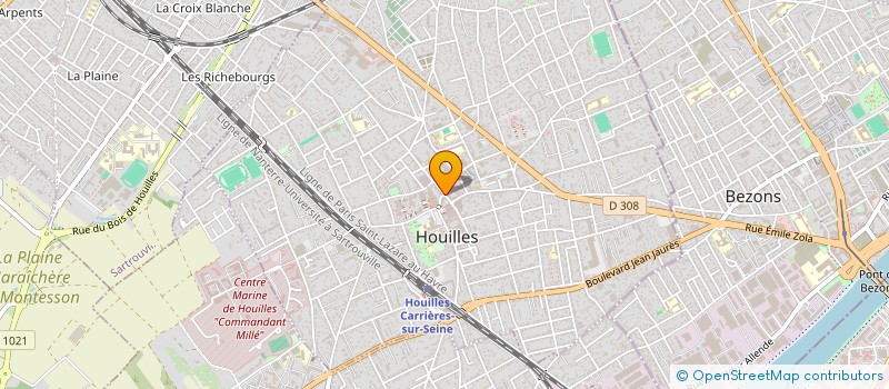 localisation de l'entreprise MONSIEUR MATEO RODRIGUEZ  HOUILLES