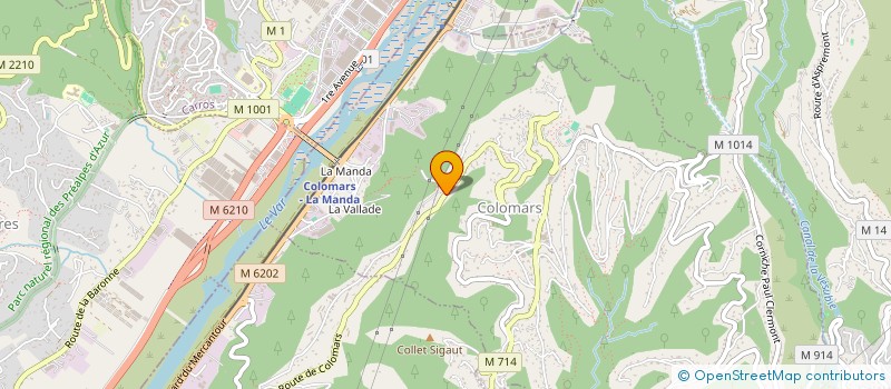 localisation de l'entreprise MONSIEUR MATEO ROSSELET  COLOMARS