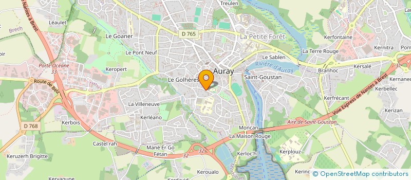 localisation de l'entreprise MONSIEUR MATEO ROTH à AURAY