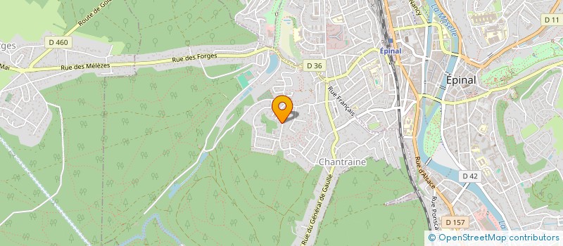 localisation de l'entreprise MONSIEUR MATEO TSCHIRRET  CHANTRAINE