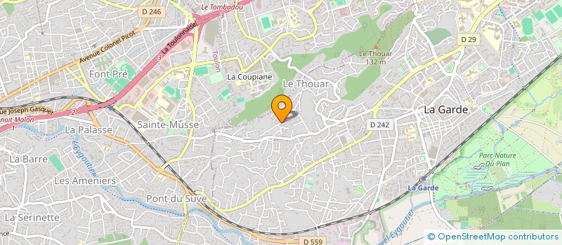 localisation de l'entreprise MONSIEUR MATEO VITIELLO  LA GARDE