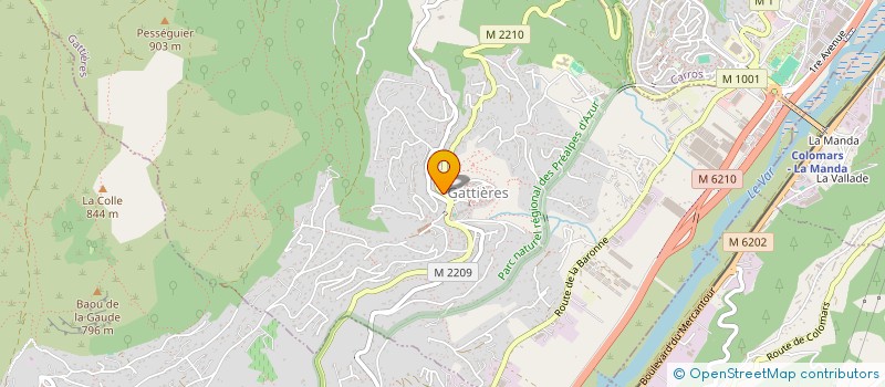 localisation de l'entreprise MONSIEUR MATEOS FERREIRA MENDES à GATTIERES