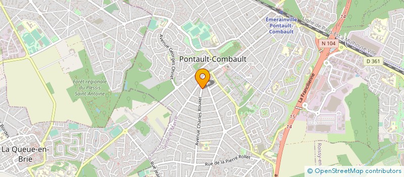 localisation de l'entreprise MONSIEUR MATEOS HERRERO  PONTAULT-COMBAULT