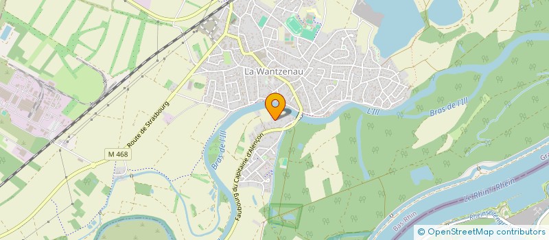localisation de l'entreprise MONSIEUR MATERNE EBEL  LA WANTZENAU