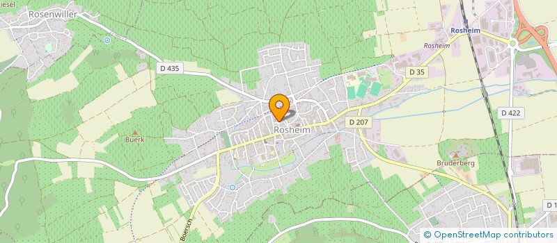 localisation de l'entreprise MONSIEUR MATERNE MAETZ  ROSHEIM