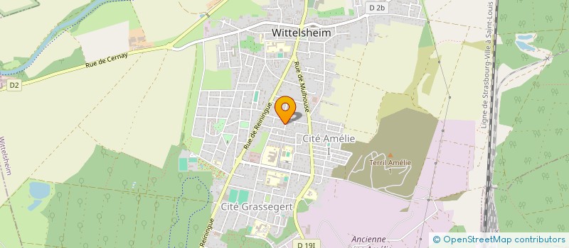 localisation de l'entreprise MONSIEUR MATERNE SCHOLLY à WITTELSHEIM