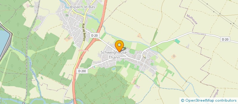 localisation de l'entreprise MONSIEUR MATERNE WERLIN  SCHWEIGHOUSE-THANN