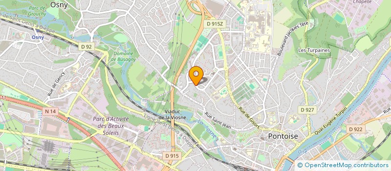 localisation de l'entreprise MONSIEUR MATEUS ANTONIO DA SOUSA  PONTOISE