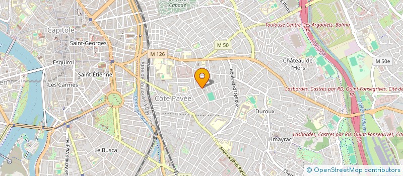 localisation de l'entreprise MONSIEUR MATEUS DA SILVA REGO  TOULOUSE