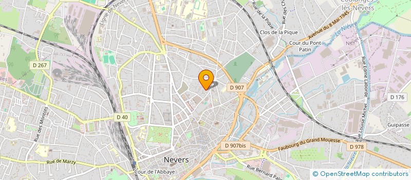 localisation de l'entreprise MONSIEUR MATEUS MARTINS JOSE à NEVERS