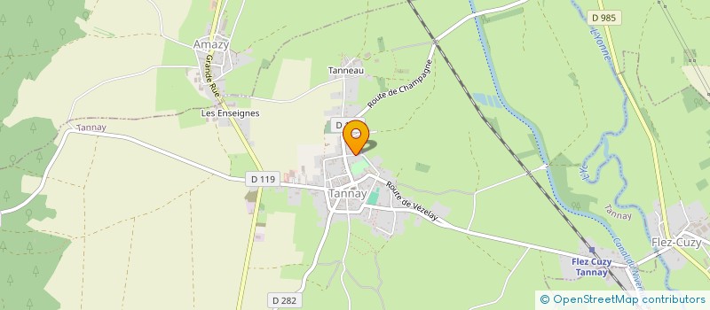 localisation de l'entreprise MONSIEUR MATEUSZ DOBRZYCKI  TANNAY