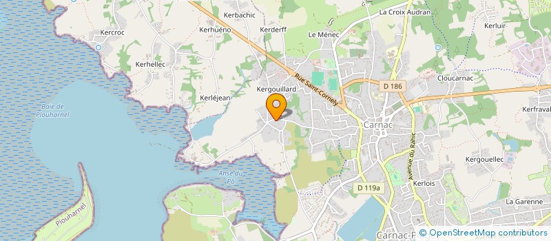 localisation de l'entreprise MONSIEUR MATEUSZ KAIM  CARNAC