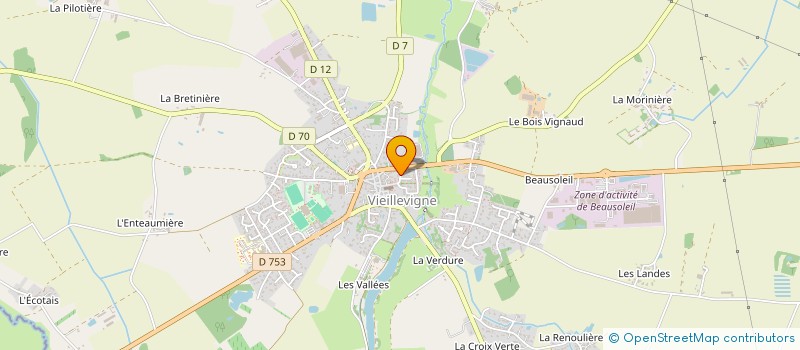 localisation de l'entreprise MONSIEUR MATEUSZ TARGOWSKI  VIEILLEVIGNE