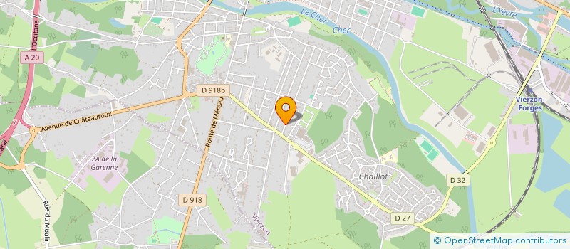 localisation de l'entreprise MONSIEUR MATEUSZ URBANIAK  VIERZON