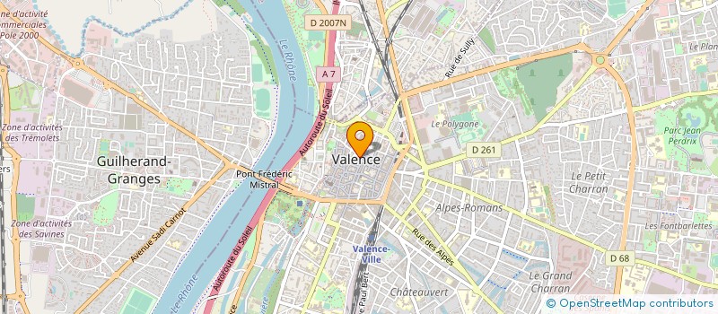 localisation de l'entreprise MONSIEUR MATEVOS POGHOSYAN  VALENCE