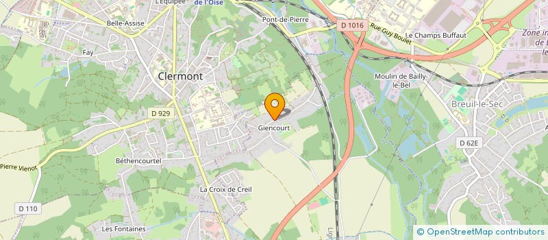 localisation de l'entreprise MONSIEUR MATHEO ABRY  BREUIL-LE-VERT