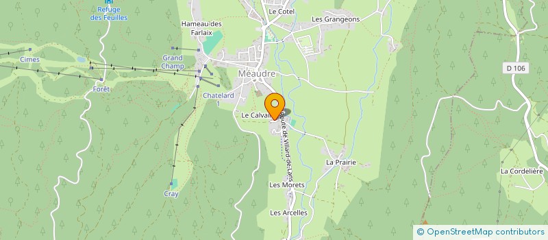 localisation de l'entreprise MONSIEUR MATHEO AGUIARD  AUTRANS-MEAUDRE EN VERCORS