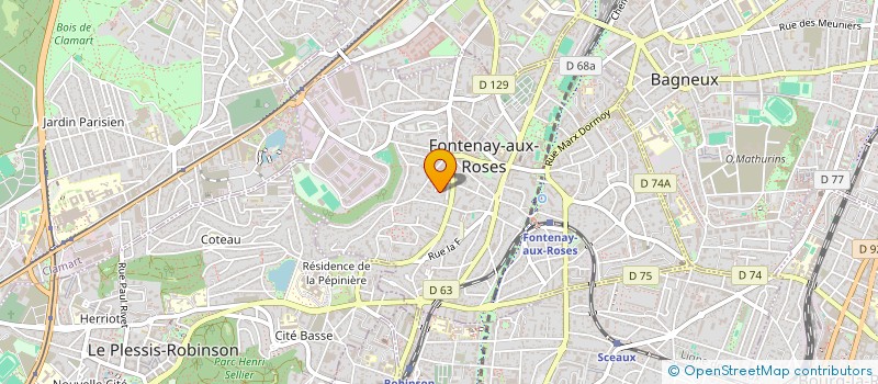 localisation de l'entreprise MONSIEUR MATHEO ALIOUANE à FONTENAY-AUX-ROSES