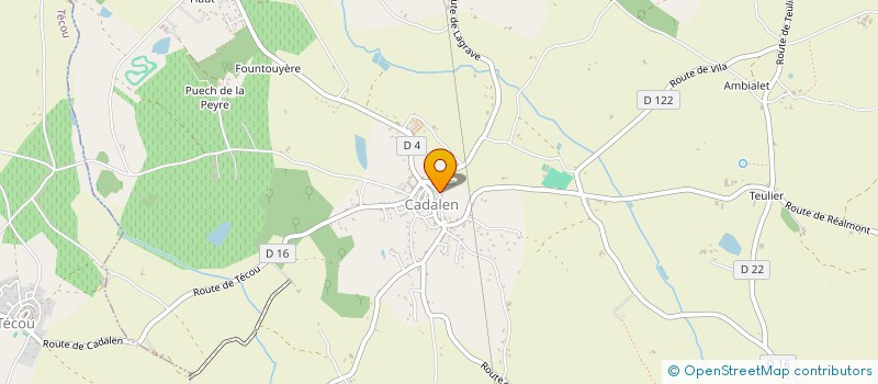 localisation de l'entreprise MONSIEUR MATHEO ANGEBAUD  CADALEN