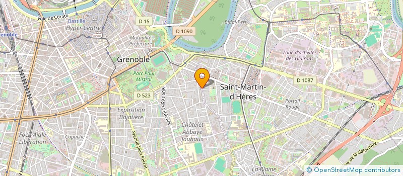 localisation de l'entreprise MONSIEUR MATHEO ANGELATS  GRENOBLE