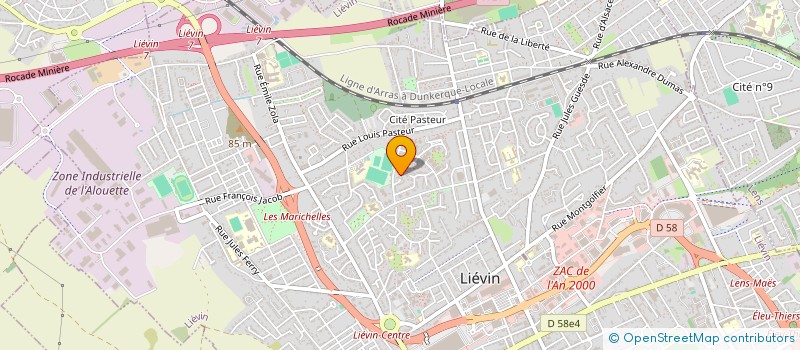 localisation de l'entreprise MONSIEUR MATHEO ARZU  LIEVIN