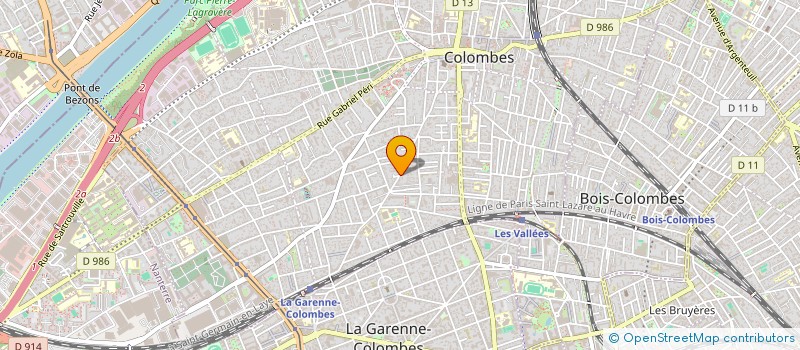localisation de l'entreprise MONSIEUR MATHEO BONNEL à COLOMBES