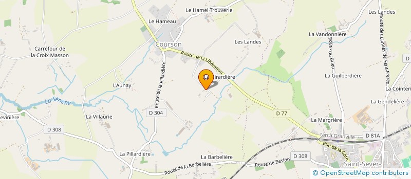 localisation de l'entreprise MONSIEUR MATHEO BRODIN à NOUES DE SIENNE