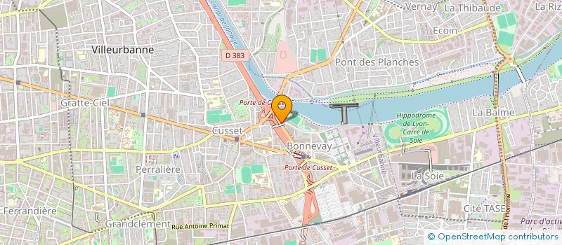 localisation de l'entreprise MONSIEUR MATHEO BRUNET  VILLEURBANNE