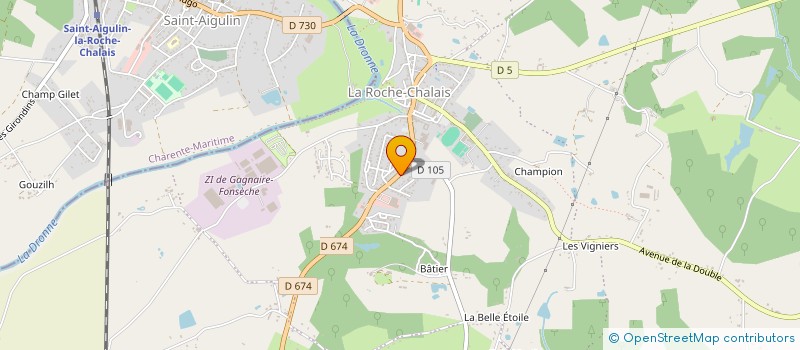 localisation de l'entreprise MONSIEUR MATHEO BUIL à LA ROCHE-CHALAIS