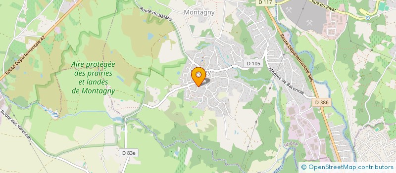 localisation de l'entreprise MONSIEUR MATHEO CANALI  MONTAGNY