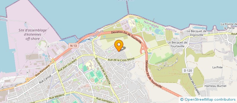 localisation de l'entreprise MONSIEUR MATHEO CANOVAS  CHERBOURG-EN-COTENTIN