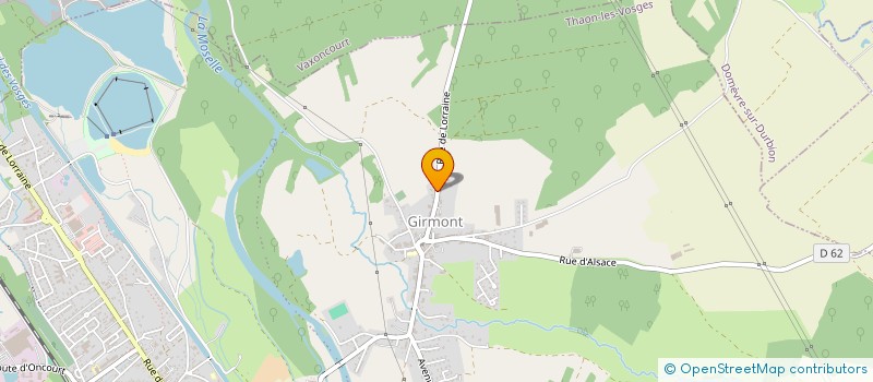 localisation de l'entreprise MONSIEUR MATHEO CHARLIER  THAON-LES-VOSGES