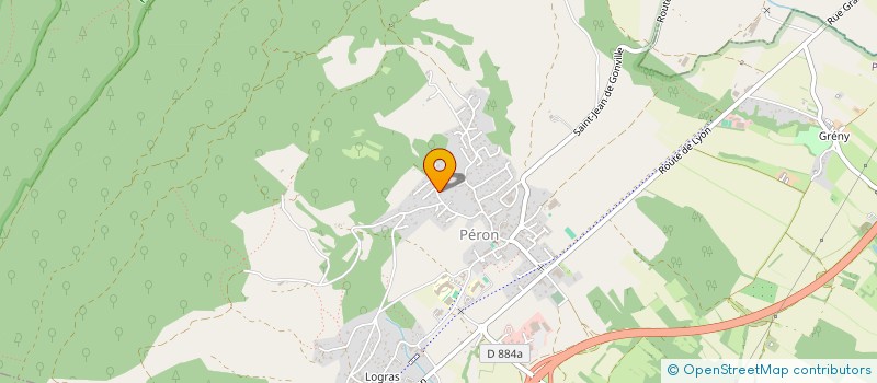 localisation de l'entreprise MONSIEUR MATHEO CHARVET  PERON